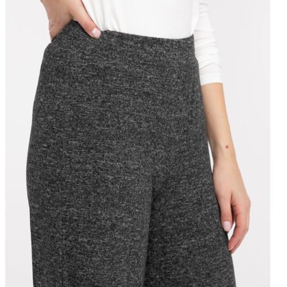 NEW Wide Leg Lounge Pant, Charcoal, L, Recycled Materials! - Picture 6 of 6